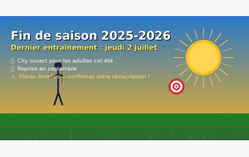 Fin de saison — On se retrouve en septembre !
