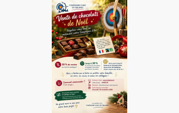 Vente de chocolats de Noël: régalez-vous tout en soutenant notre Compagnie!