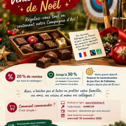 Vente de chocolats de Noël: régalez-vous tout en soutenant notre Compagnie!