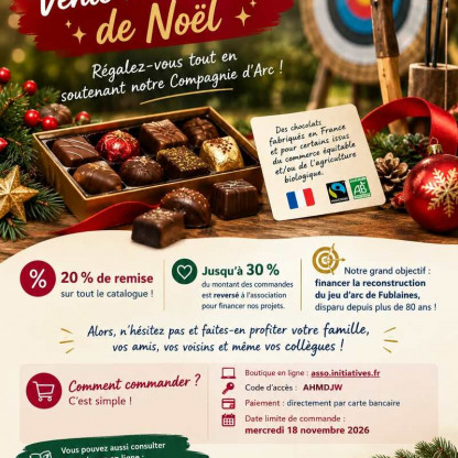 Vente de chocolats de Noël!
